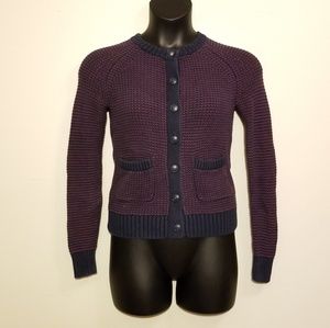 Gap knitted button down  Crew neck Sweater